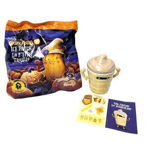 Wendys 2025 Frosty Frights Ice Patch Collectible Toy Set New in Bag & Loose Rare